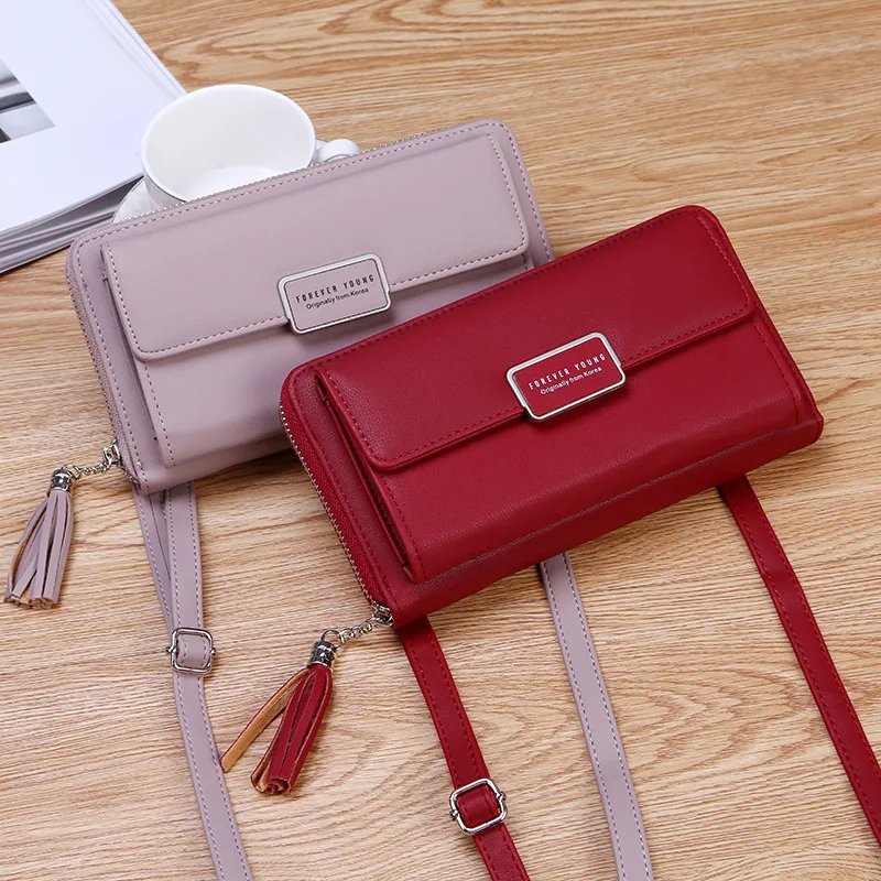 High Quality 2018 new women's zipper wallet large-capacity chain bag fashion European and American long | Багаж и сумки