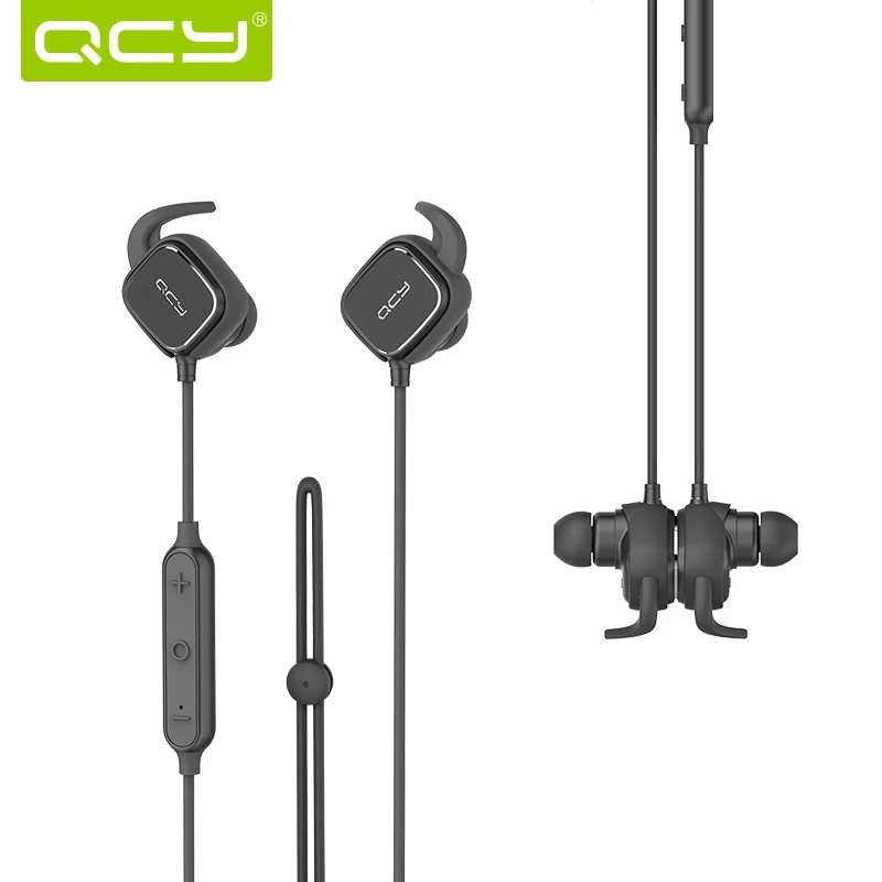 Qcy QY12 Auriculares bluetooth-гарнитура Беспроводной наушники с микрофоном магнит Функция