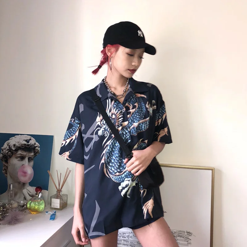 Японские наряды кимоно кардиган женский юката женское китайское кимоно harajuku kawaii одежда блузка рубашка хаори obi FF1820
