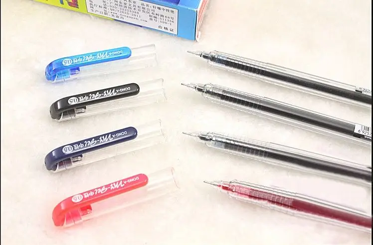 DONG A 3 Zero 0 38 мм гелевая ручка черного цвета в Корейском стиле|gel pen|0.38mm gel penpen japan |