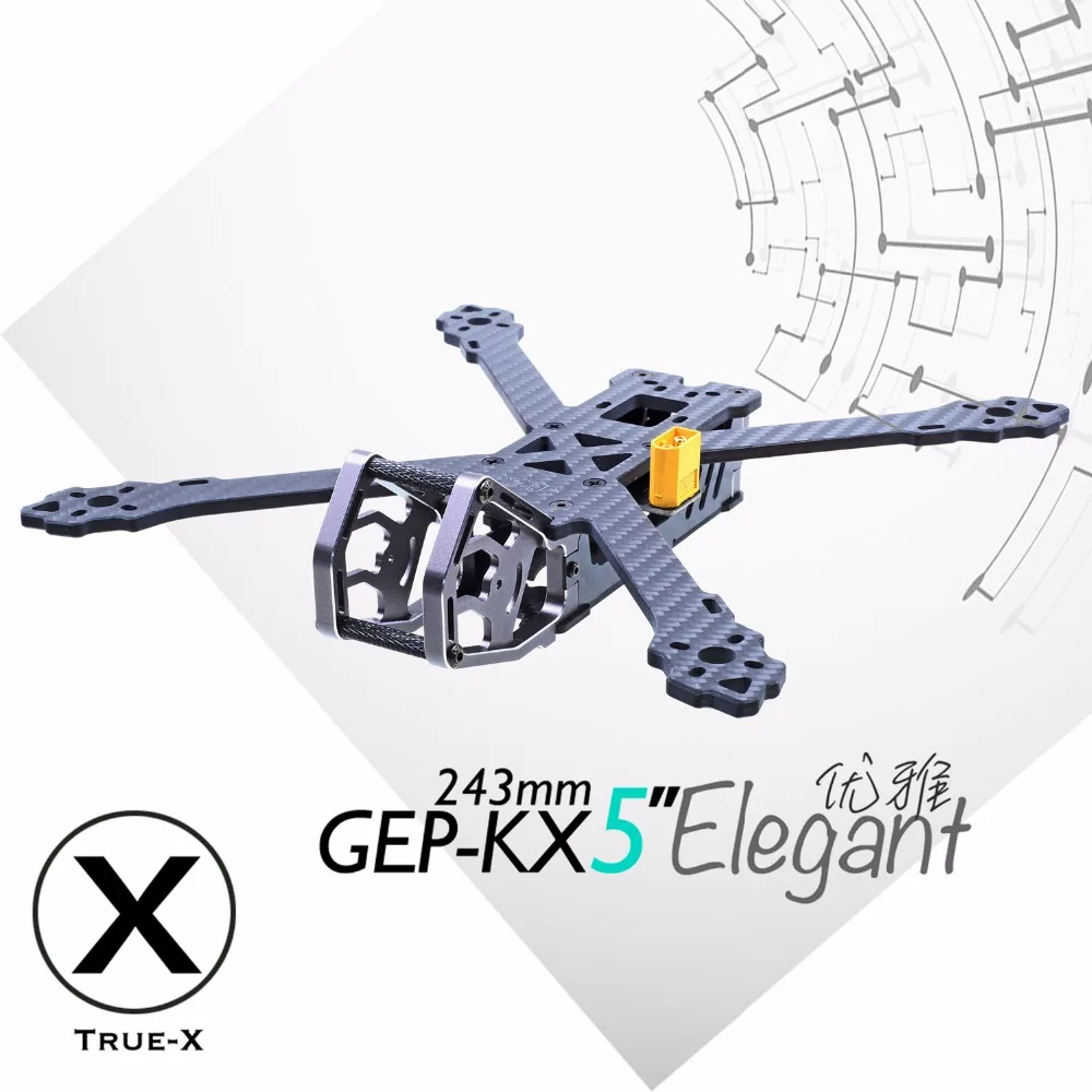 GEPRC GEP KX5 элегантные FPV Rcing Квадрокоптер 243 мм Колесная база famers TRUE X Фристайл для