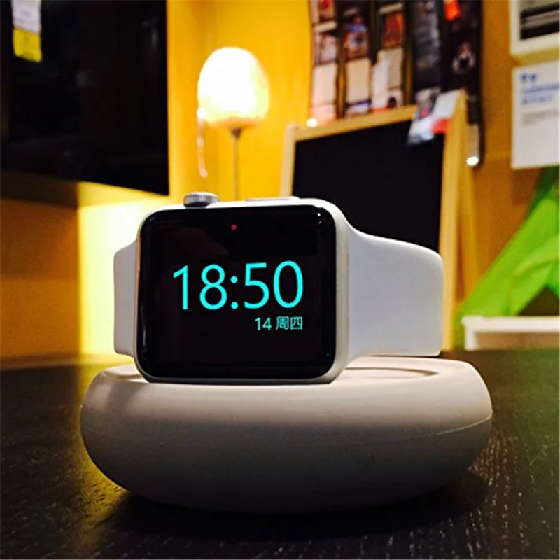 Alightstone резиновая подставка для часов Apple Watch настольная зарядная док станция
