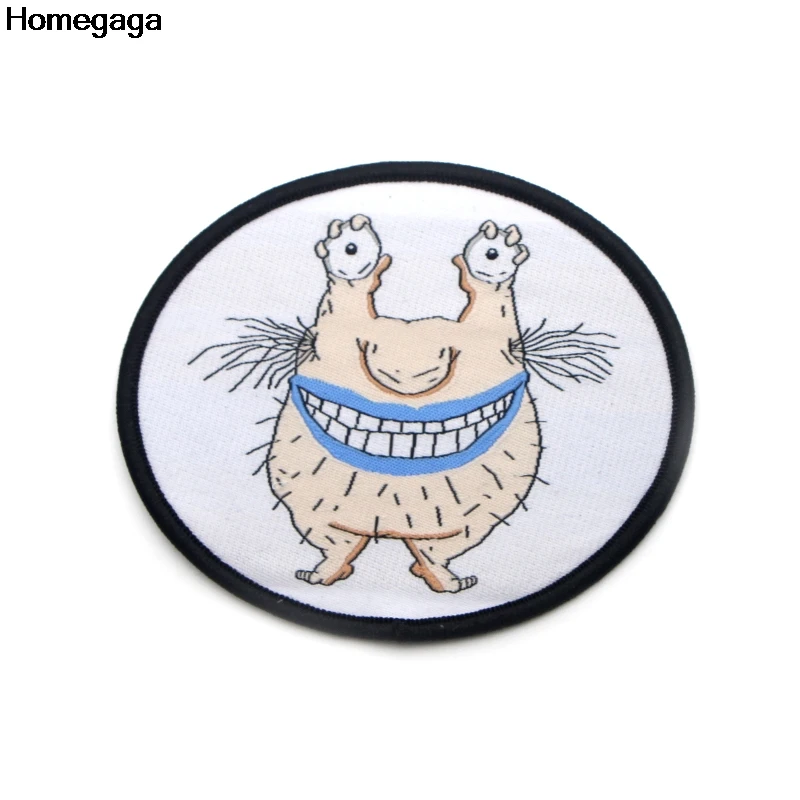 Homegaga Ahh real monster krumm DIY Вышивка Патчи пришить УТЮГ НА одежду Рюкзак украшения наклейки значки D1954
