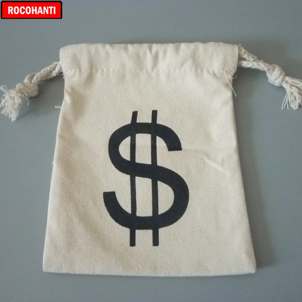 10x натуральный Цвет $ Подарочная сумка Хлопок Холст Сумка-кисет для событий и