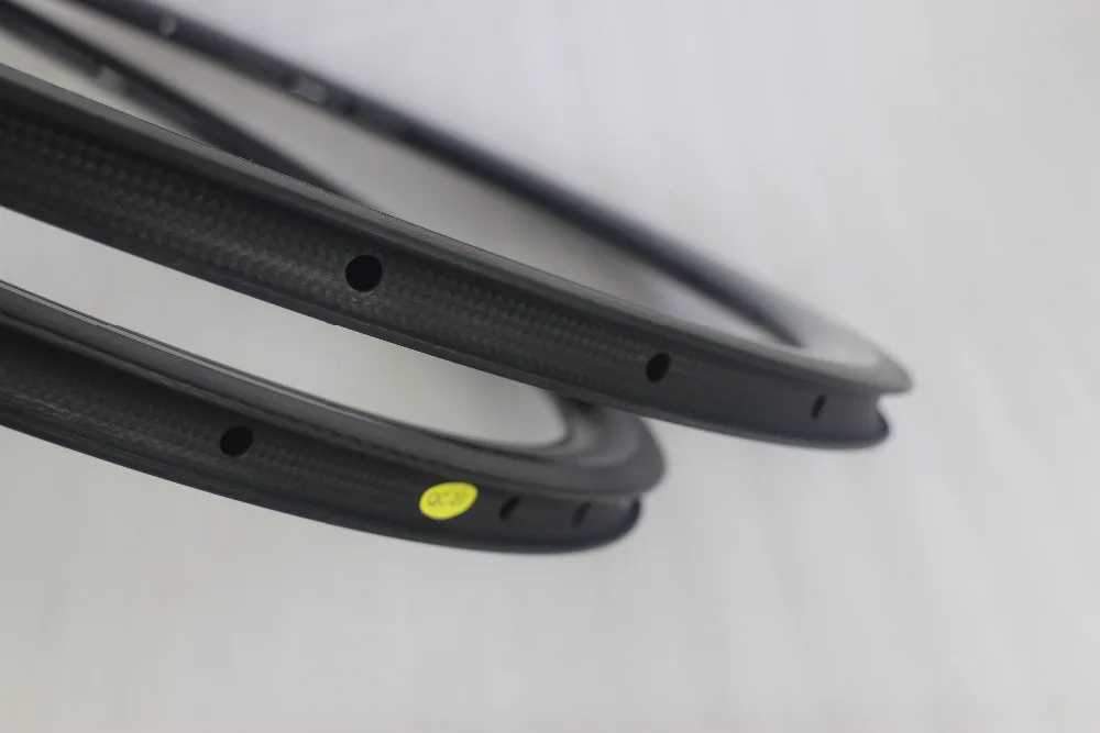 38MM depth 20/24 3K Twill glossy road bicycle carbon rims front 20 rear 24 holes clincher tire type 23mm width for carbone wheel | Спорт и