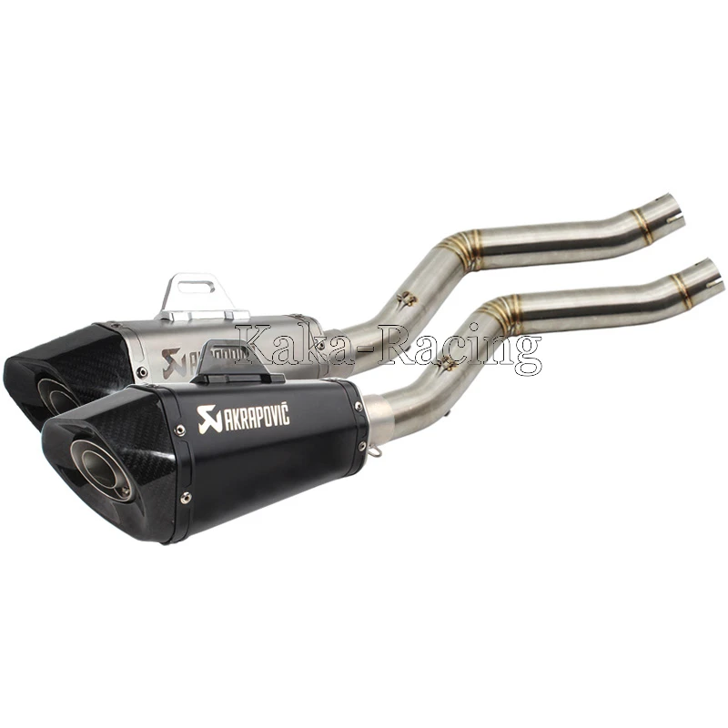 Benelli TRK502 Akrapovic мотоцикл глушитель полная система скольжения на трубу среднего