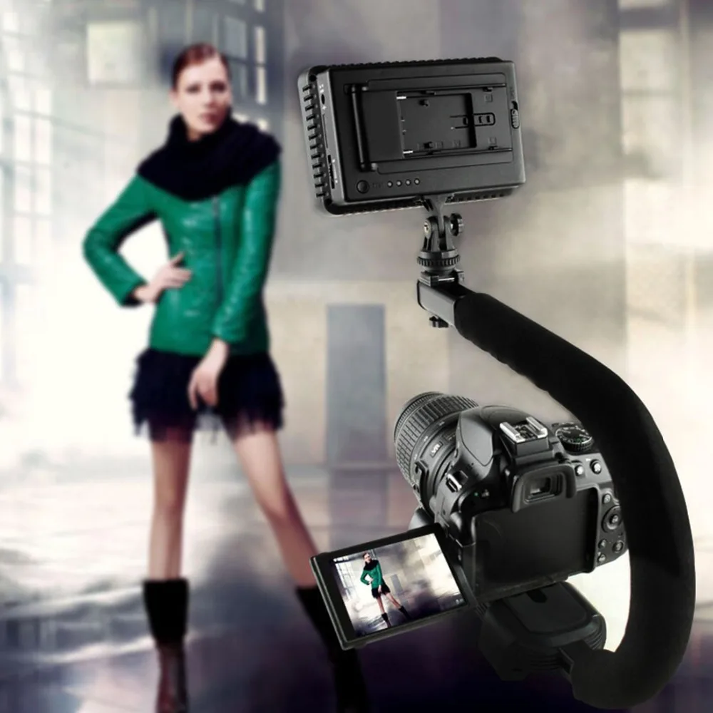 C образный карданный стабилизатор для камеры Gimbal steadicam stick Ручной Стабилизатор для Gopro Canon Nikon sony Micro SLR Камера s DV