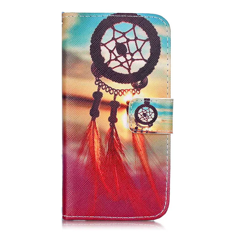 Wind Chimes Мрамор кожаный чехол для samsung Galaxy S10e S10 плюс A3 SM-A320F A520 A5 A7 A750F A9 A9s бумажник держатель для карт чехол - Цвет: Wind Chimes