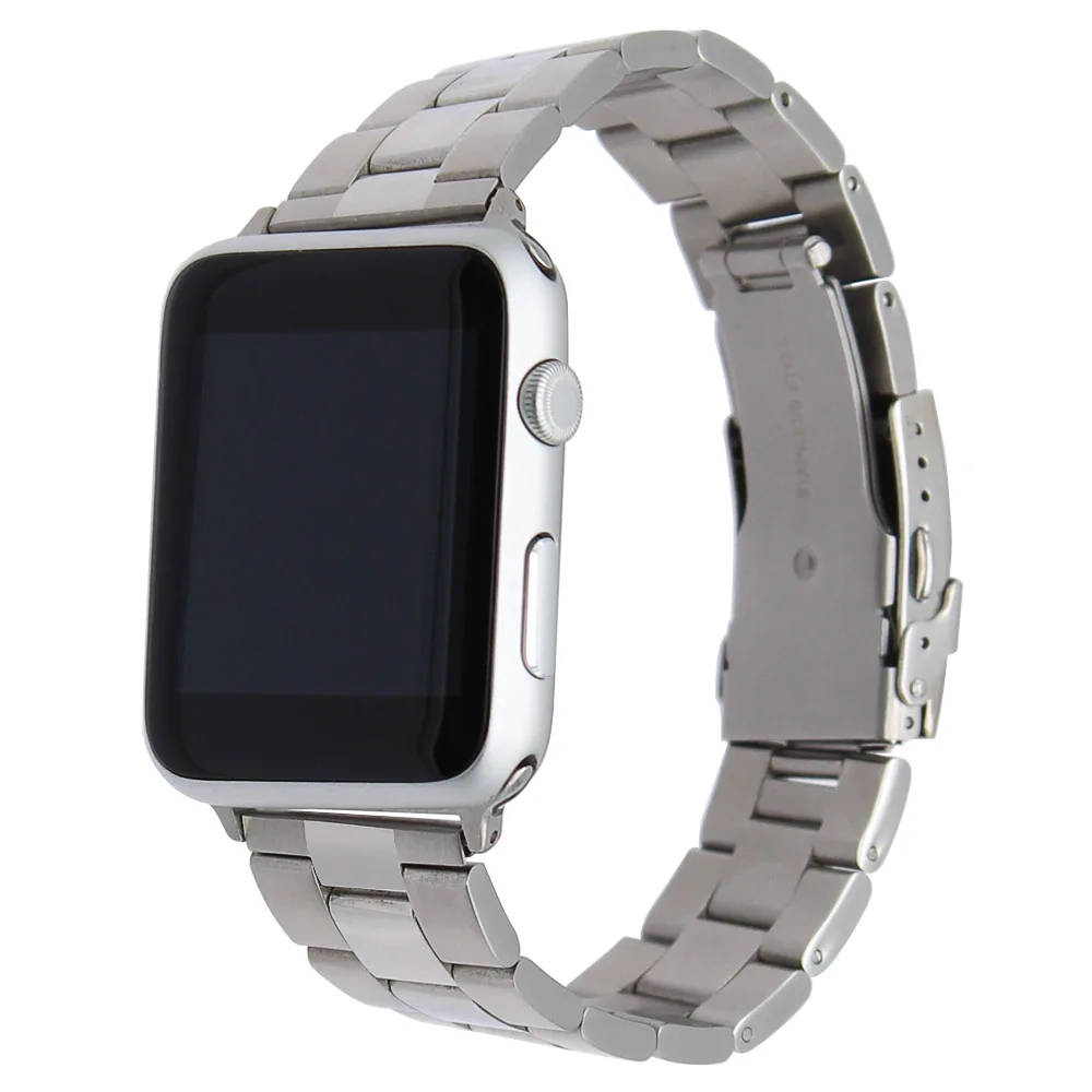 Ремешок для наручных часов из нержавеющей стали 38 мм 42 iWatch Apple Watch ремешок с