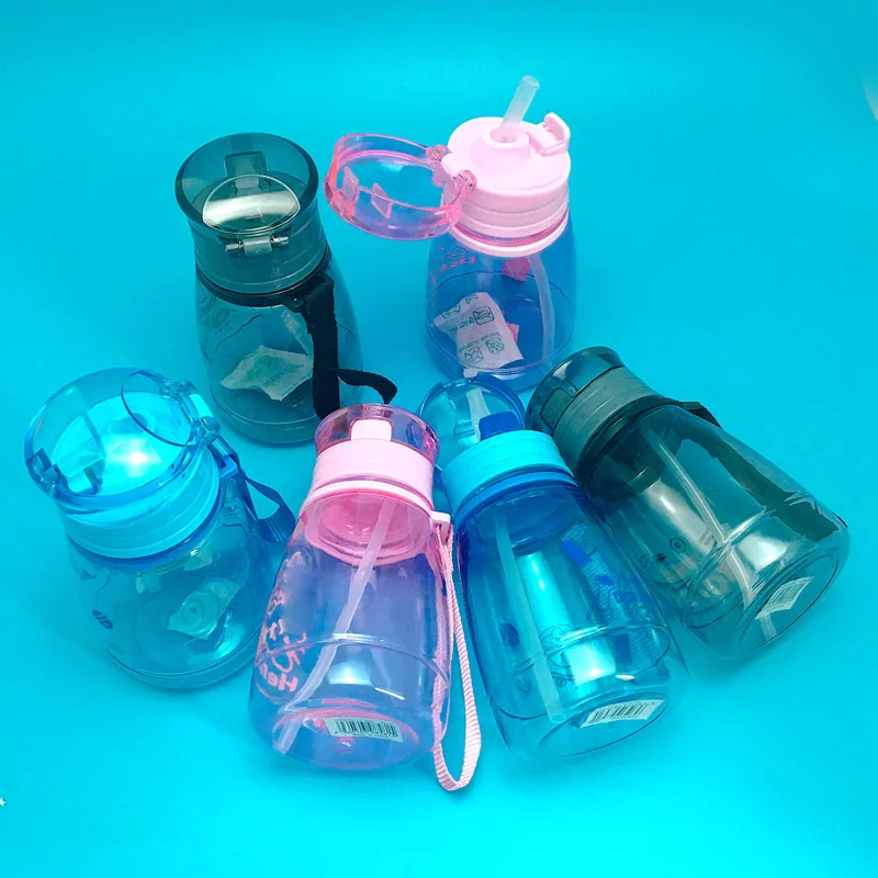 350 мл Экологичные детские бутылки для воды с героями мультфильмов BPA Бесплатная