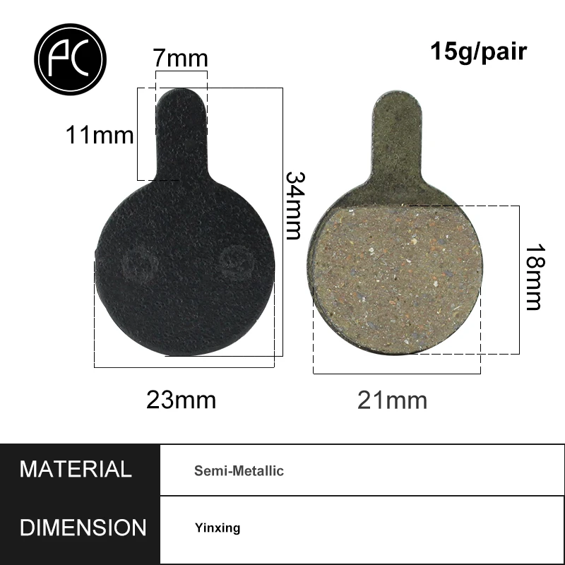 4 пары резиновые Тормозные колодки для горного велосипеда|disc brake pads|brake padshydraulic disc |