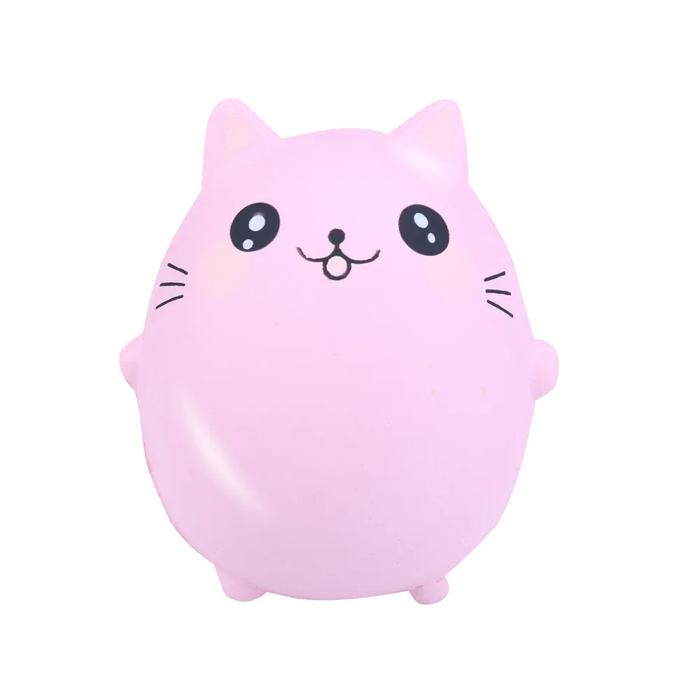 pink cat Милые мягкие игрушки, мягкие игрушки, Очаровательные животные, сливки, ароматизированные, медленно поднимающиеся игрушки для снятия стресса, детские игрушки для девочек и мальчиков - Цвет: pink cat