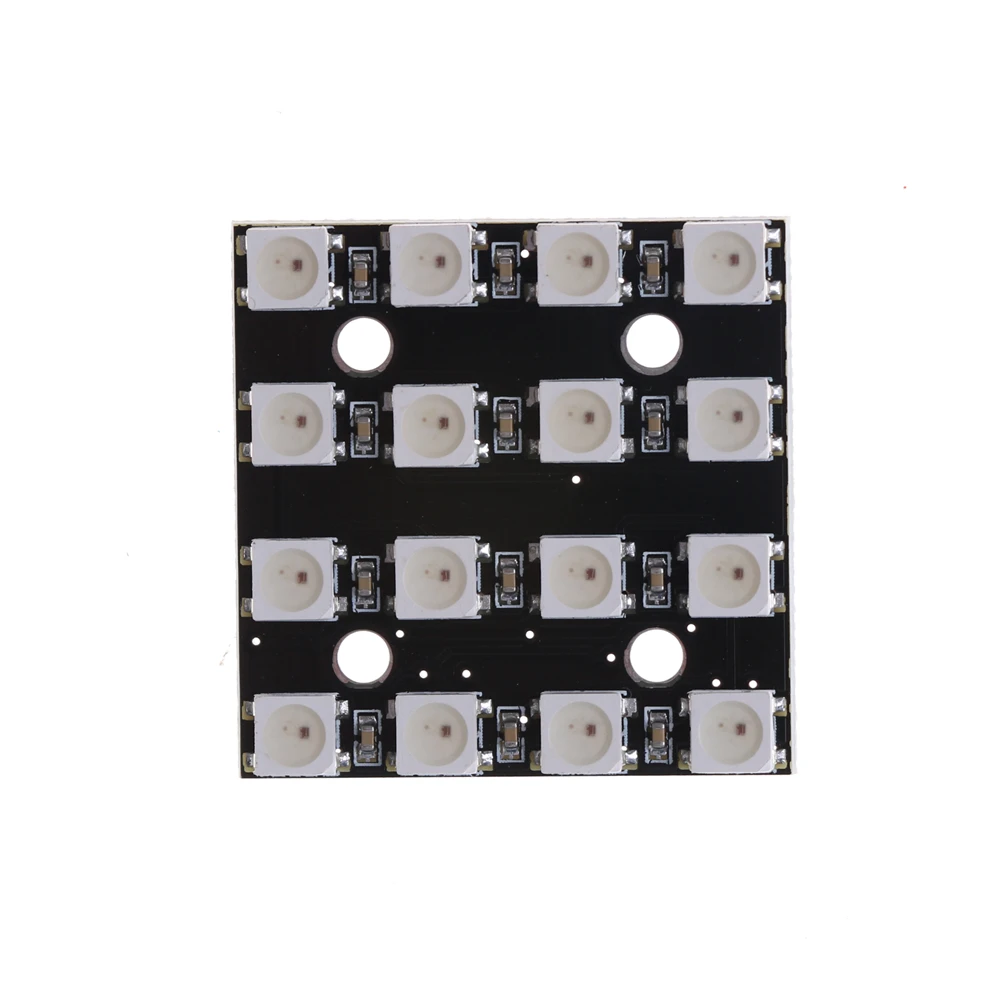 

Одна деталь RGB светодиодный 4x4 16-бит WS2812 5050 RGB светодиодный + Встроенный драйверы для Arduino