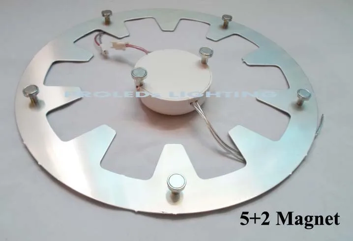 Супер яркий светодиодный потолочный светильник 5730smd 2400lm 24 Вт магнитный круглый