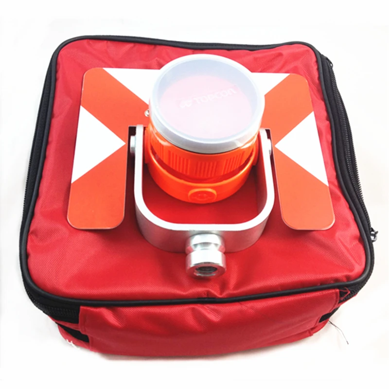 Новый набор красных призм с сумкой для topcon sokkia nikon Pentax South Gowin total Station surveying offset: 30/0