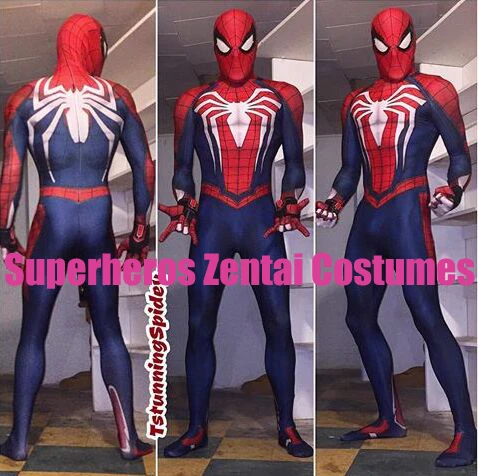 Новый PS4 бессонница костюм 3D принт спандекс игры паук Косплэй костюмы на Хэллоуин