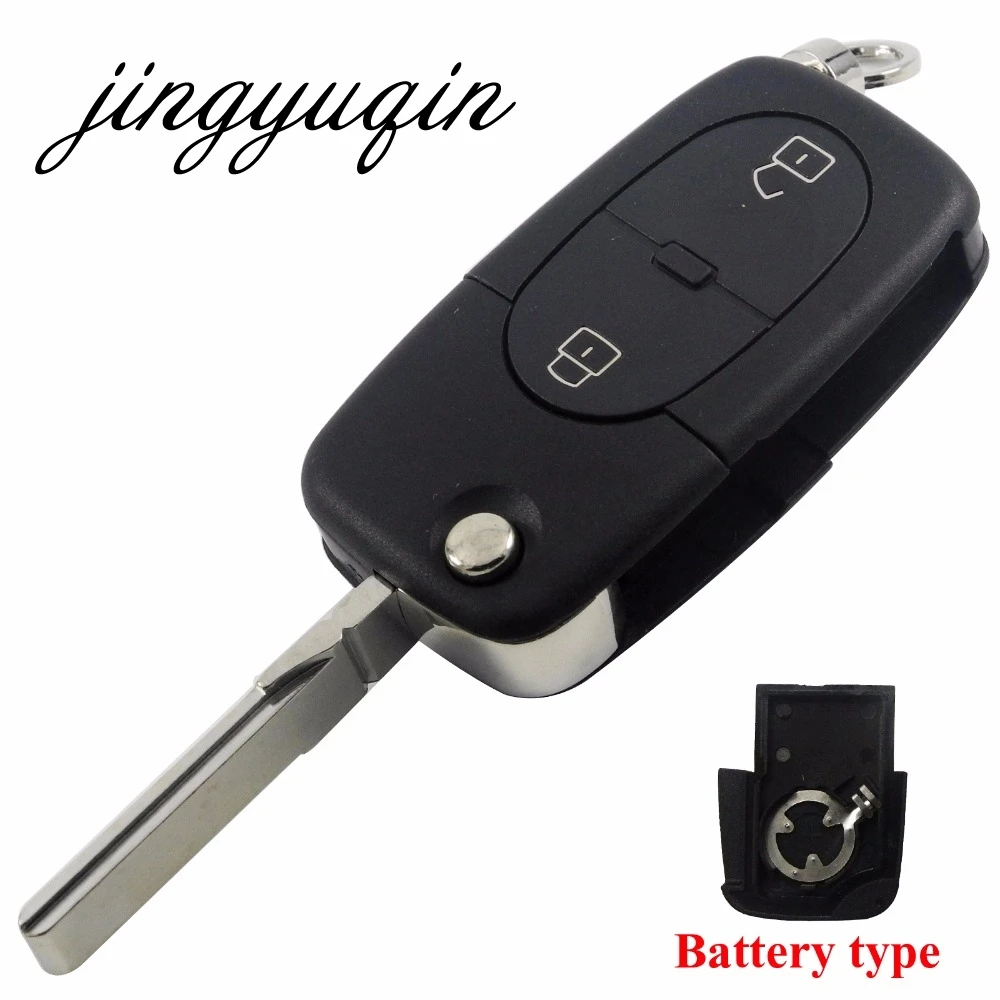 Чехол для ключей jinyuqin CR1620 держатель аккумулятора Audi A2 A3 A4 A6 старая модель 2/3