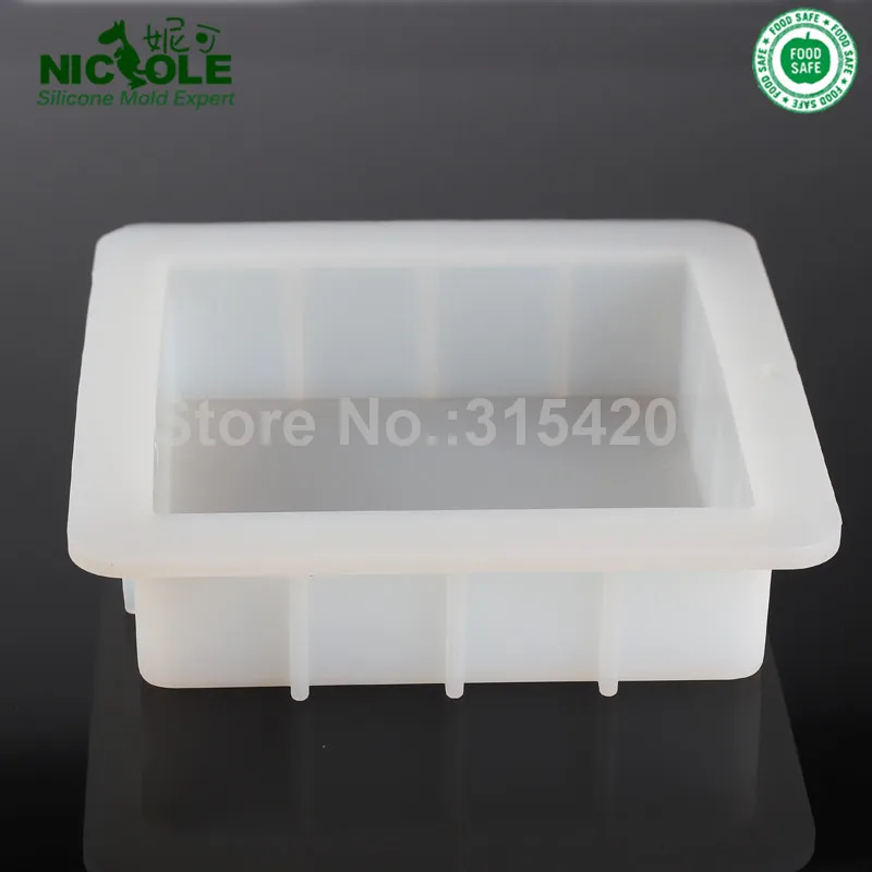 Nicole Square силиконовые формы для мыла вихревые Linner квадратные пользовательские