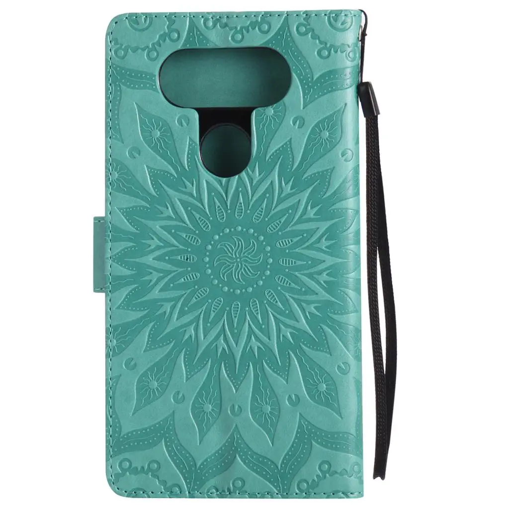 Embossing Leather Case For LG V20 Cover Magnetic Flip Card Slots Mobile Phone Cases LGV20 H 990 990DS 918 F800S Shell | Мобильные