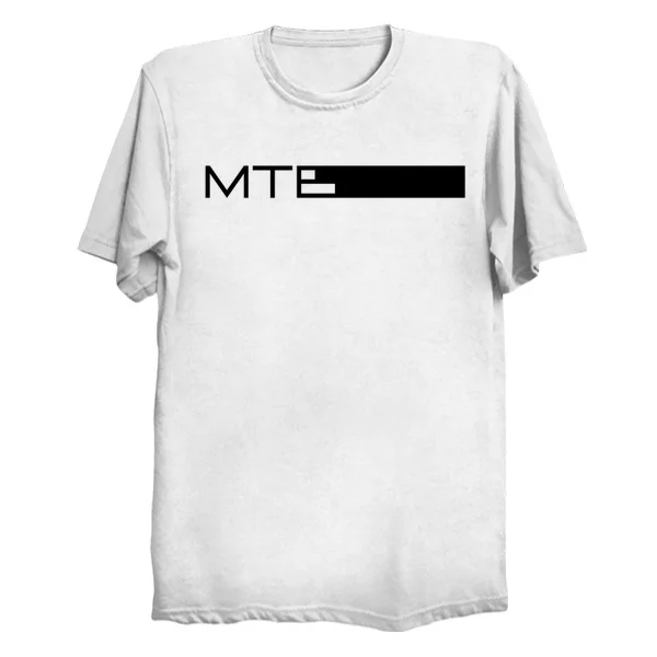 Новая мужская футболка с принтом хлопковая Футболка MTB Line v2 круглым вырезом и