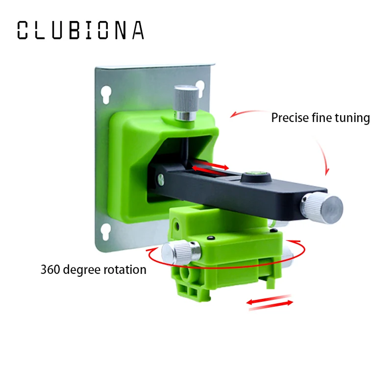 CLUBIONA Store 360 градусов Регулируемый магнитный настенный кронштейн инструмент уровня подвесная настенная вешалка