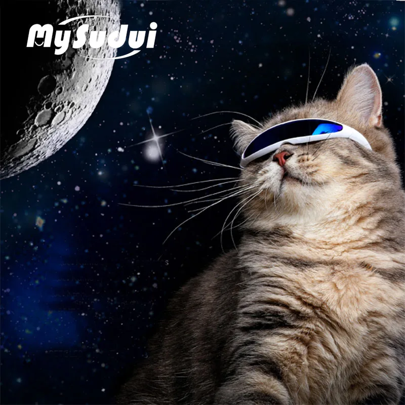 MySudui маленькие солнечные очки для кошек собак чихуахуа украшения уход за