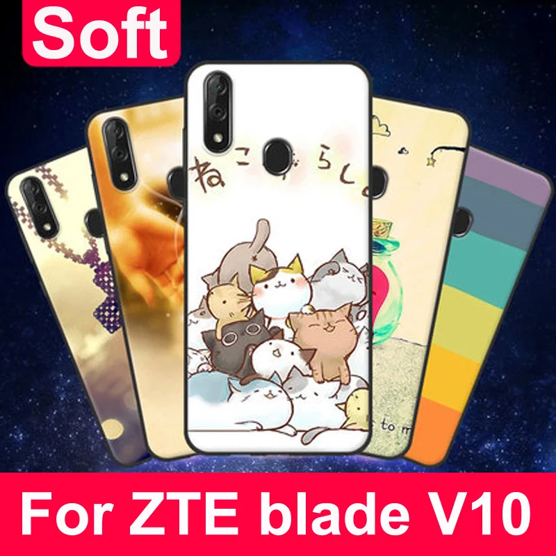 Чехол для ZTE blade V10 чехол V1000 силиконовая задняя крышка телефона V 10 мягкий ТПУ
