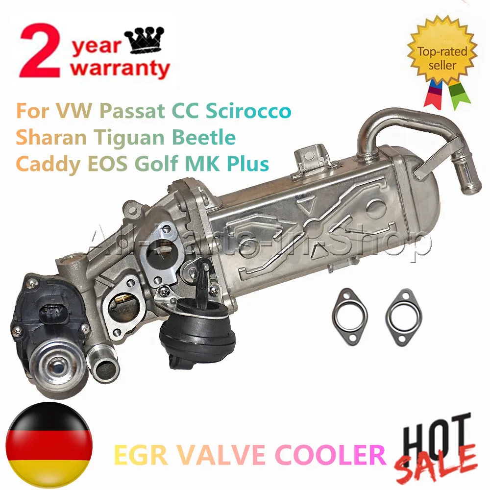 Купи AP01 EGR клапан, охладитель для Volkswagen Passat CC Scirocco Sharan тигуан Жук Caddy EOS Golf Plus 03L131512BB 03L131512AT за 4,200 рублей в магазине AliExpress