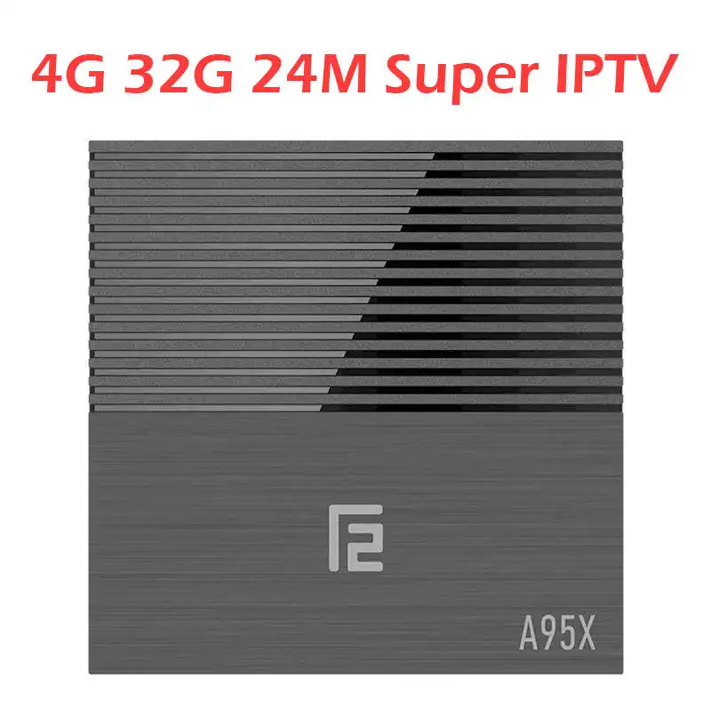 4G 32G 24M Super A95X F2 ТВ-бокс Android 9,0 4 Гб ОЗУ 32 ГБ/64 Гб ПЗУ 4K UHD Albania Германия французский Турция Великобритания оплатить ТВ взрослый канал смарт-ТВ коробка - Цвет: 4G 32G 24M Super