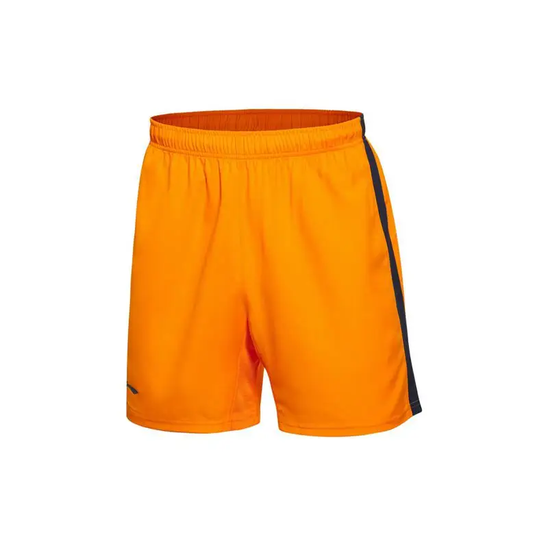 Li-Ning мужские футбольные серии для соревнований, нижняя часть, Стандартная посадка, полиэстер, подкладка, дышащие спортивные шорты AAPK349 0000 - Цвет: AAPK349-7