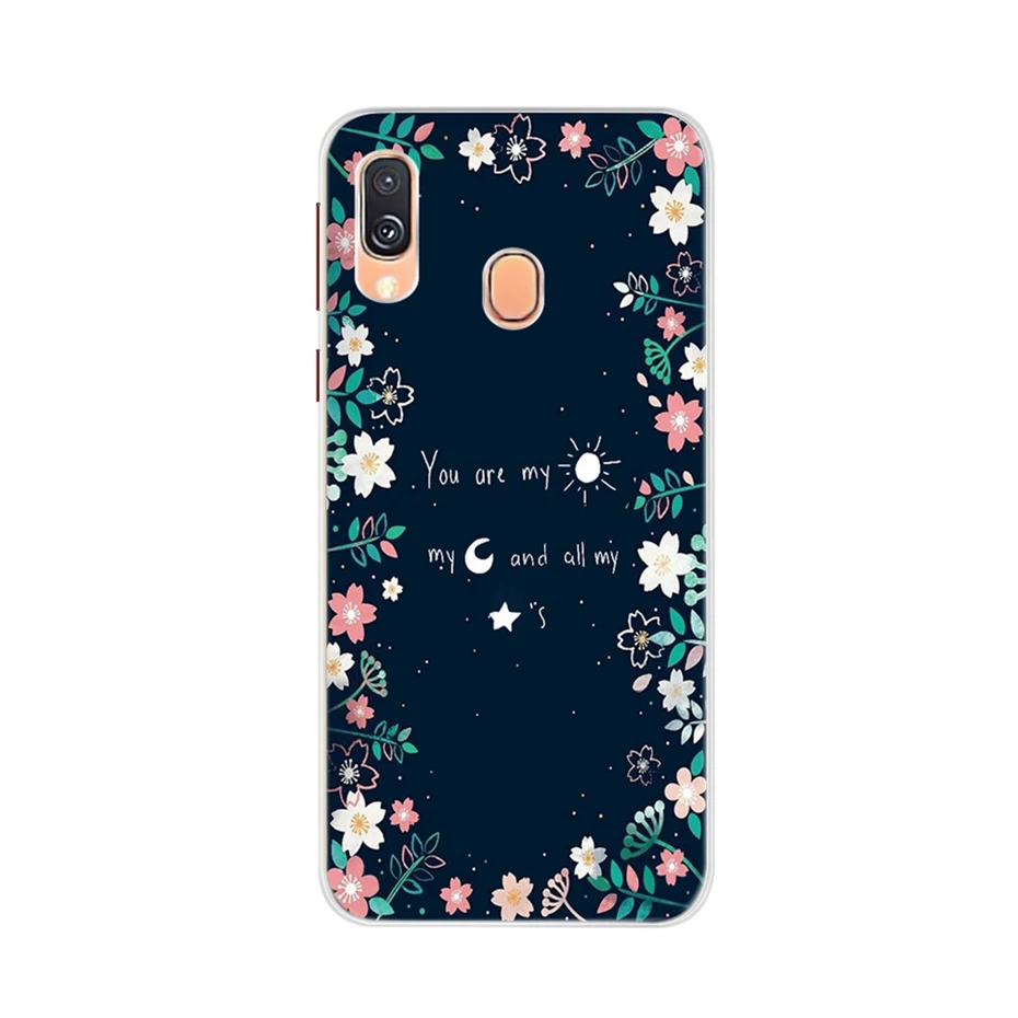 Чехол для samsung A40 чехол для samsung Galaxy A40 A 40 A405F A405 SM-A405F чехол для телефона s Fundas Coque мягкий силиконовый бампер - Цвет: Розовый