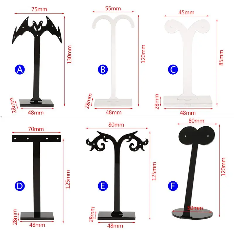 3 шт./компл. полка для сережек Мода Стенд держатель ювелирные изделия Дисплей