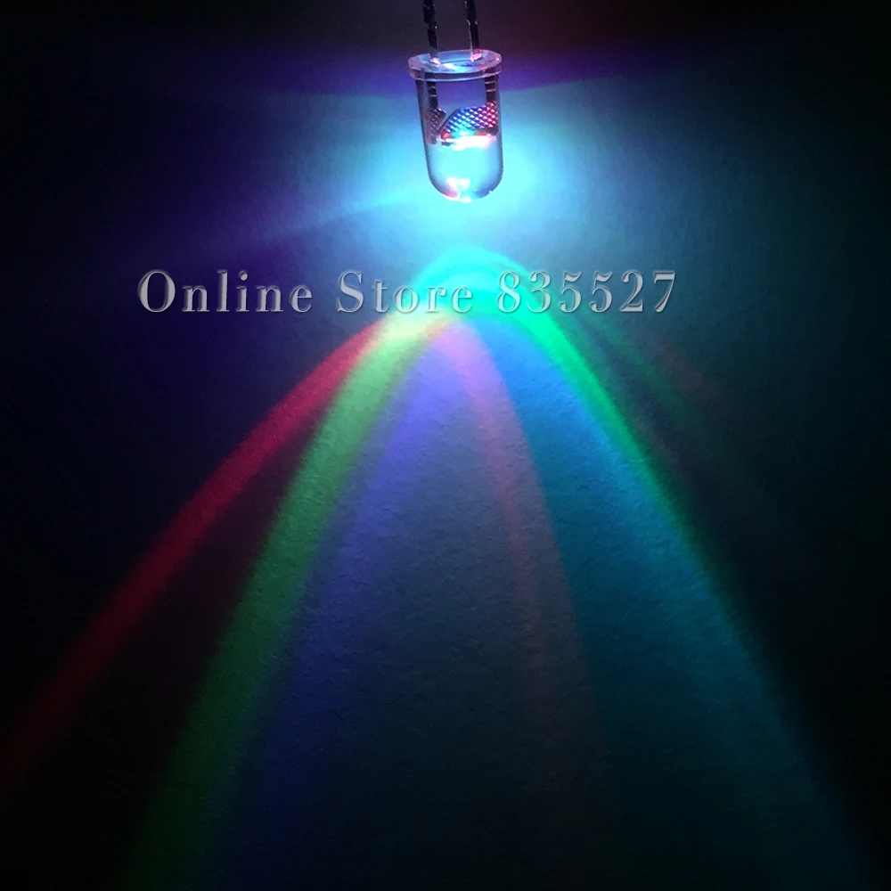 

50PCS/LOT 5MM Round Colorful LED light-emitting diode slow flash