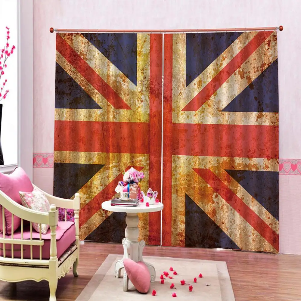 Роскошные затемняющие 3D Оконные Занавески для гостиной спальни Великобритании
