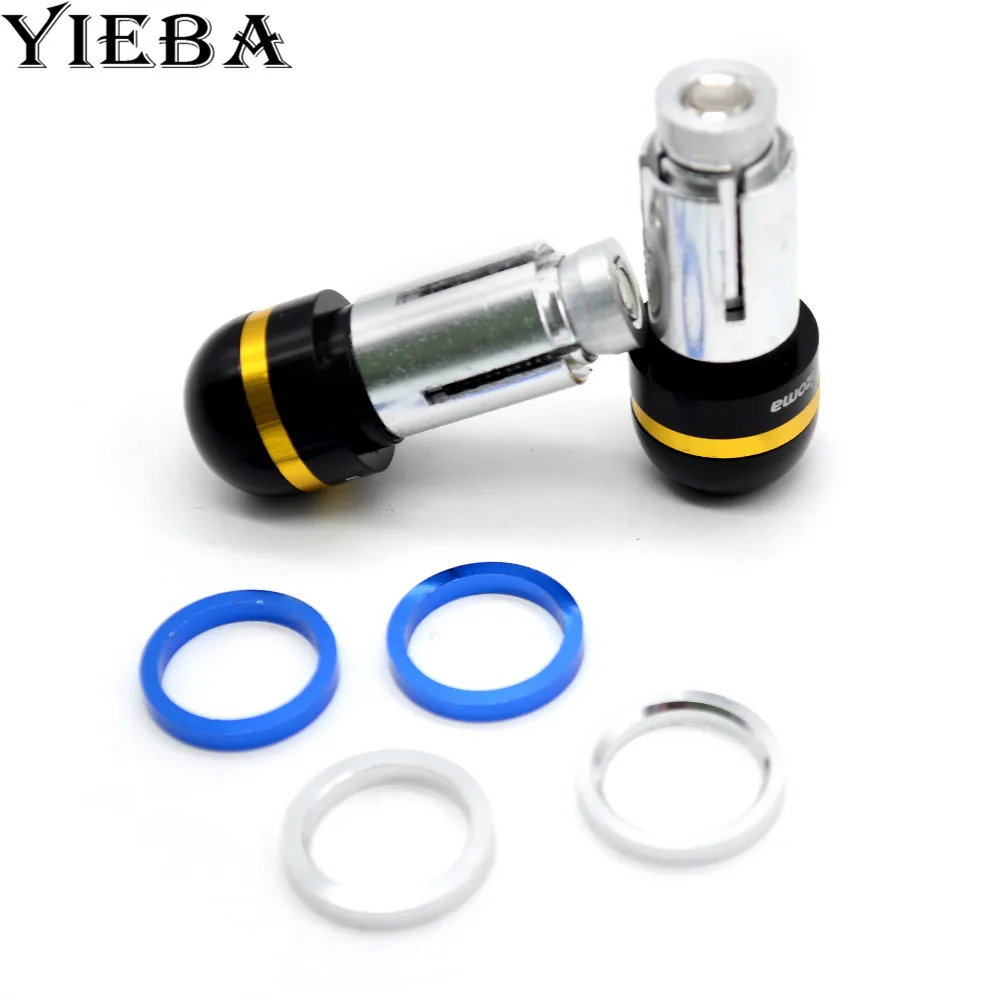 100% абсолютно новые CNC алюминиевые ручки наконечники для руля yamaha Tmax 500 Tmax530 XJR 400 1300