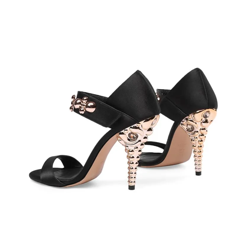 Stylesowner/Новое поступление Летние пикантные женские босоножки на высоком каблуке