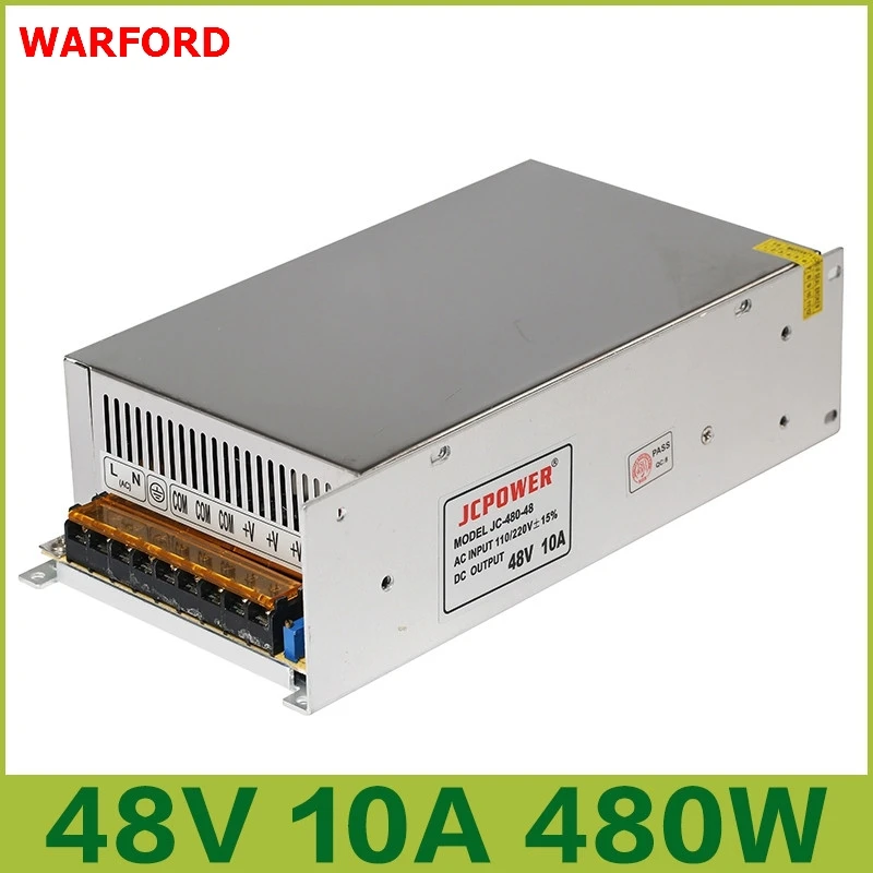 DC48V 10A 480 W Универсальный Стабилизированный импульсный источник Питание для