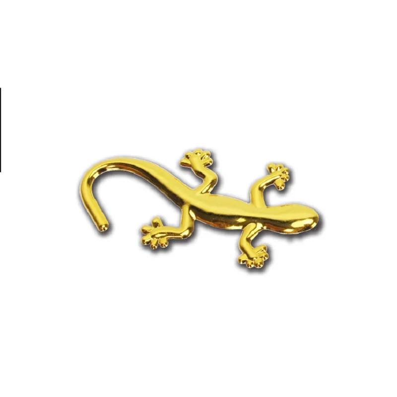 2 шт. автомобиля Стикеры 3D Металл Gecko мотоциклетные Водонепроницаемый цвета: