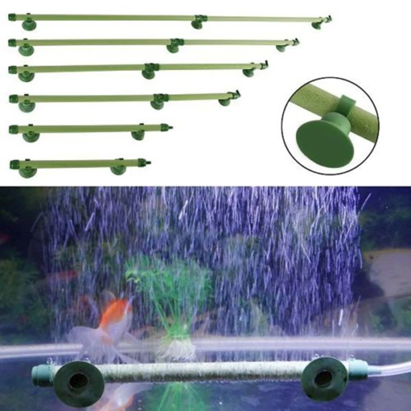 Зеленый аквариум декор для аквариума воздушный камень пузырьковая стена трубка