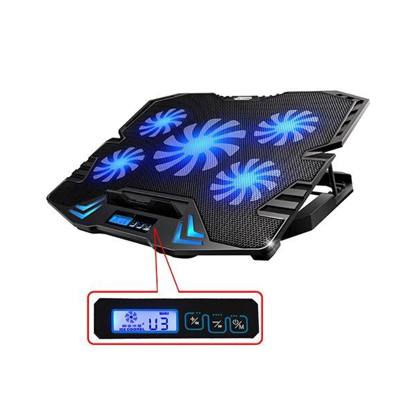 12 15.6 дюймов ноутбук Охлаждающая подставка Для Ноутбука cooler Вентилятор USB с 5