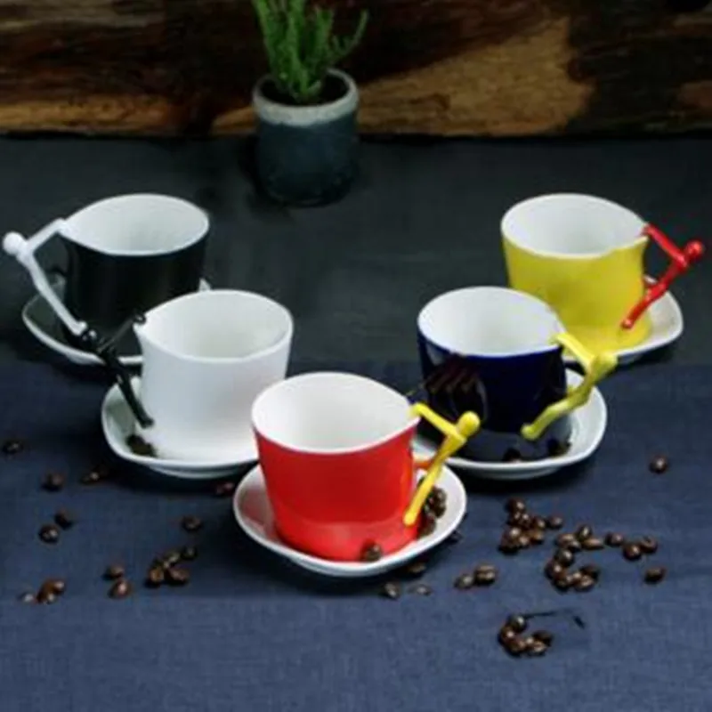 Акция! 200 мл черная/белая/желтая/красная глазурованная восстановленная