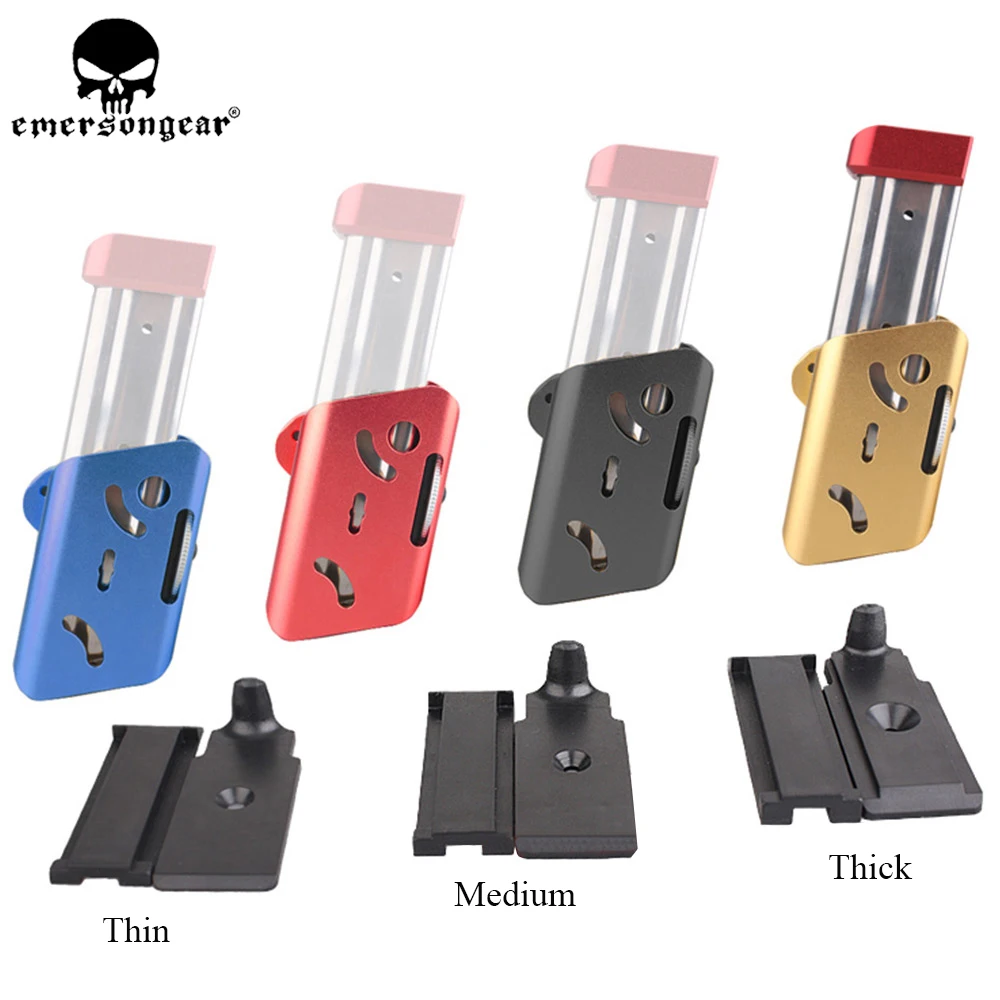 EMERSONGEAR алюминиевая кобура чехол для журналов 4 фото держатель кобуры с пряжка IPSC