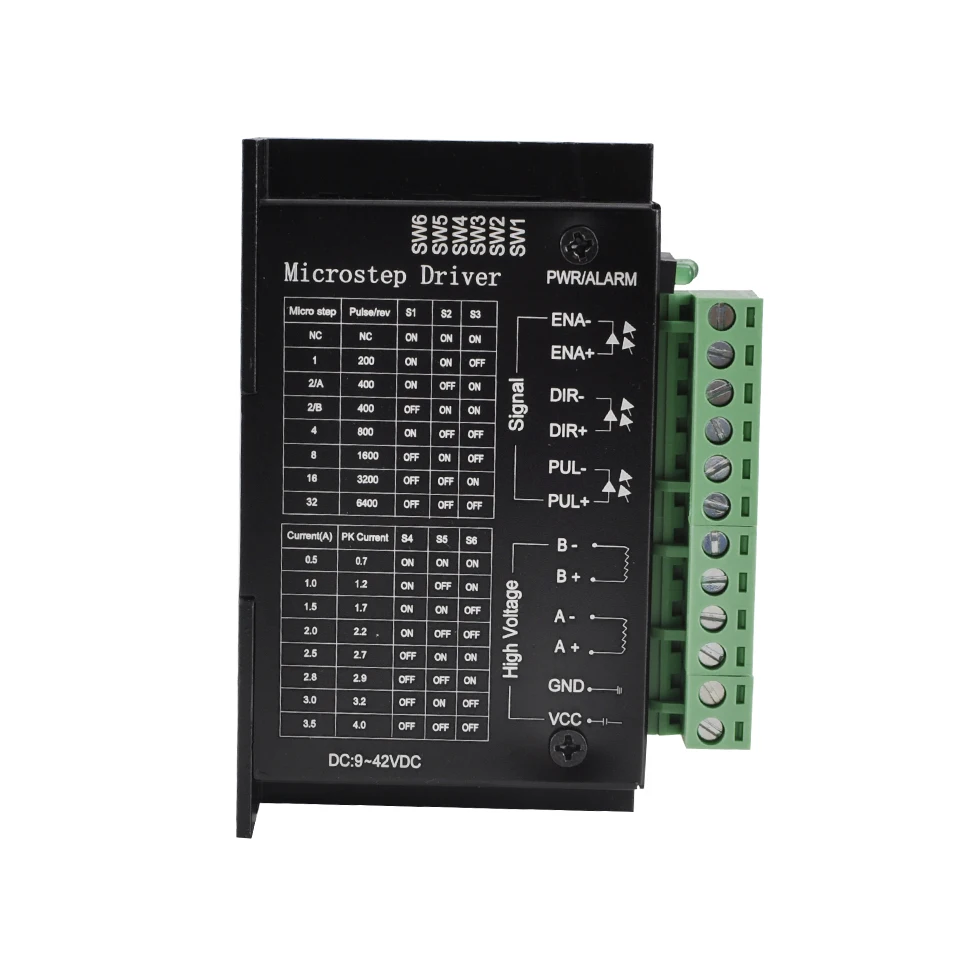 TB6600 Двигателя драйвер контроллера 4A 9 ~ 42 В шаговый двигатель ЧПУ 1 Ось новая