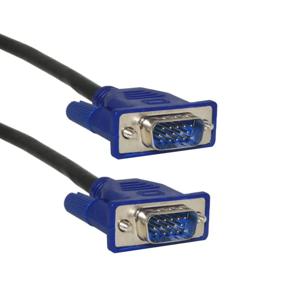 VGA кабель malebraid Экранирование Высокое качество HD tv VGA Компьютер ТВ дисплей сигнальный кабель 0,3 м/0,5 м/1,5 м/3 м