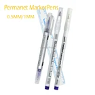 3 шт. микроблейдинг, хирургический водонепроницаемый маркер для кожи с линейкой, инструмент для писца, постоянная татуировка на брови, Перманентный пирсинг татуировки