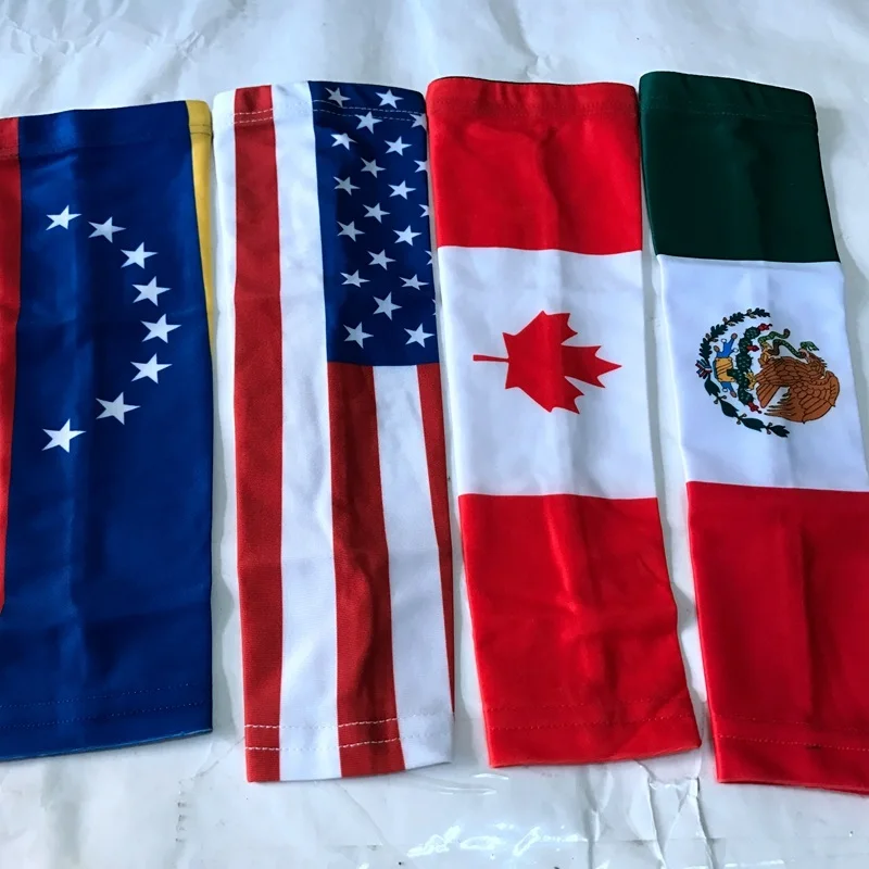 Гетры для рук Венесуэла велосипедный рукав Компрессионные рукава Защитные