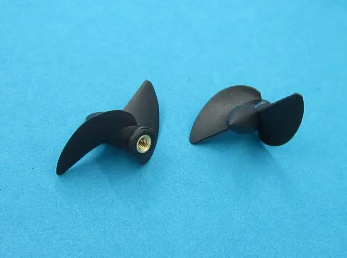 Free Shipping 6PCS 2-Blades RC Boat Propellers With M4 Thread 35/39/42/45mm Right/Left Propeller | Игрушки и хобби