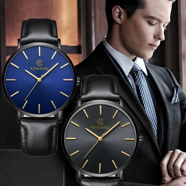 Relogio Masculino ультра тонкие часы для мужчин простые деловые минималистичные
