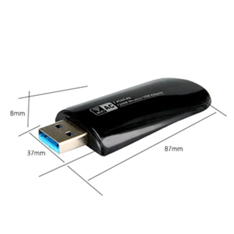 1200Mbps Wifi USB адаптер двухдиапазонный ПК USB3.0 беспроводная сетевая карта антенна