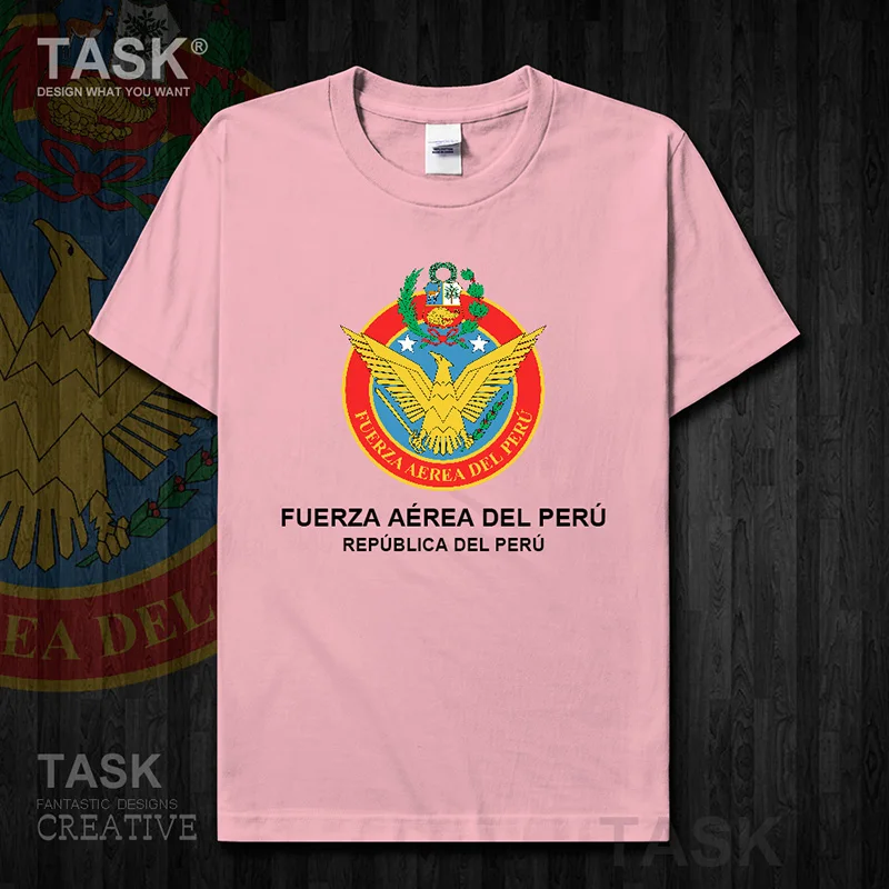 ВВС Перу перуанская ПЭ в стране Летняя мода Новые Топы Футболки мужские с